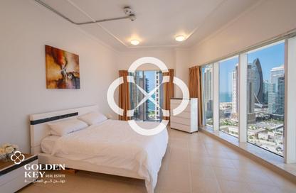 Apartment - 2 Bedrooms - 4 Bathrooms for rent in West Bay Tower - West Bay - West Bay - Doha