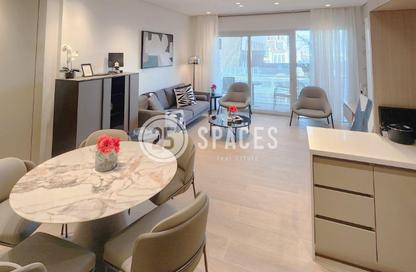 Duplex - 1 Bedroom - 2 Bathrooms for rent in Lusail Residence - Marina District - Lusail