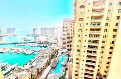 Apartment - 2 Bedrooms - 3 Bathrooms for rent in One Porto Arabia - Porto Arabia - The Pearl Island - Doha Apartment - 2 Bedrooms - 3 Bathrooms for rent in One Porto Arabia - Porto Arabia - The Pearl Island - Doha