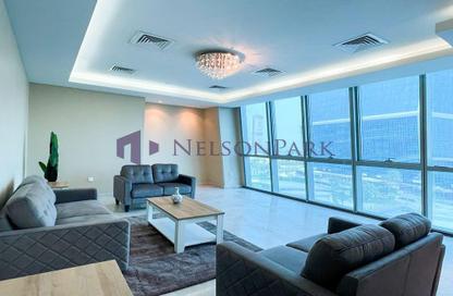 Apartment - 3 Bedrooms - 5 Bathrooms for rent in Zig Zag Tower B - Zig Zag Towers - West Bay - Doha