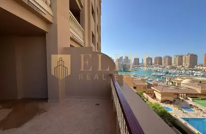 Apartment - 1 Bedroom - 1 Bathroom for rent in East Porto Drive - Porto Arabia - The Pearl Island - Doha