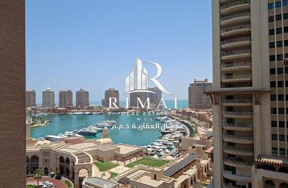 Apartment - 2 Bedrooms - 3 Bathrooms for rent in Tower 7 (Ferrari Tower) - Porto Arabia - The Pearl Island - Doha