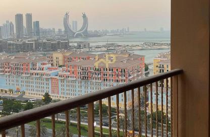 Apartment - 1 Bedroom - 2 Bathrooms for rent in West Porto Drive - Porto Arabia - The Pearl Island - Doha
