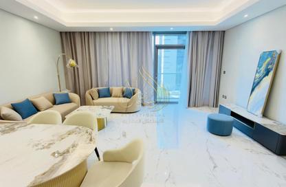 Apartment - 2 Bedrooms - 2 Bathrooms for rent in Lusail Marina Heights - Marina District - Lusail