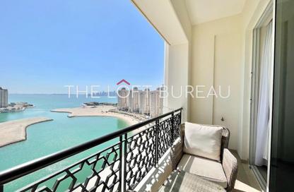 Apartment - 3 - 4 for rent in Viva West - Viva Bahriyah - The Pearl Island - Doha