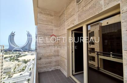Apartment - 2 Bedrooms - 2 Bathrooms for rent in Lusail Marina Heights - Marina District - Lusail