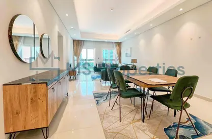 شقة - 2 غرف نوم - 2 حمامات للايجار في شقق جاردينو - جزيرة اللؤلؤة - الدوحة