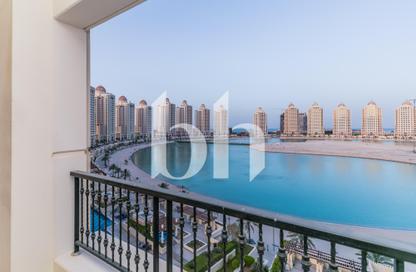 Apartment - 2 Bedrooms - 3 Bathrooms for rent in Viva East - Viva Bahriyah - The Pearl Island - Doha