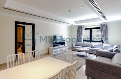 Apartment - 1 Bedroom - 2 Bathrooms for rent in East Porto Drive - Porto Arabia - The Pearl Island - Doha Apartment - 1 Bedroom - 2 Bathrooms for rent in East Porto Drive - Porto Arabia - The Pearl Island - Doha
