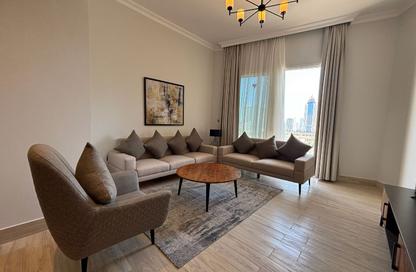 Apartment - 1 Bedroom - 2 Bathrooms for rent in Lusail Marina Heights - Marina District - Lusail Apartment - 1 Bedroom - 2 Bathrooms for rent in Lusail Marina Heights - Marina District - Lusail