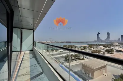 Apartment - 2 Bedrooms - 3 Bathrooms for rent in Marina Tower 23 - Marina District - Lusail