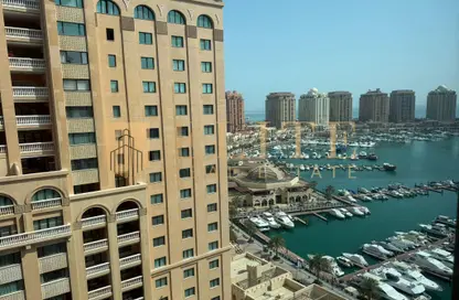 Apartment - 1 Bedroom - 2 Bathrooms for rent in East Porto Drive - Porto Arabia - The Pearl Island - Doha