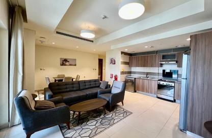 Apartment - 1 Bedroom - 2 Bathrooms for rent in Lusail Marina Heights - Marina District - Lusail