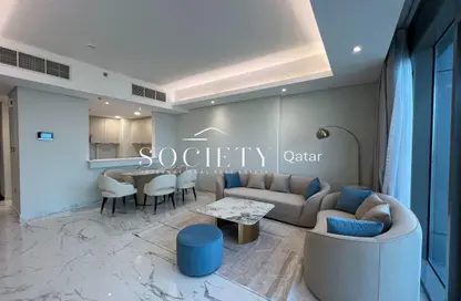 Apartment - 1 Bedroom - 2 Bathrooms for rent in Lusail Residence - Marina District - Lusail