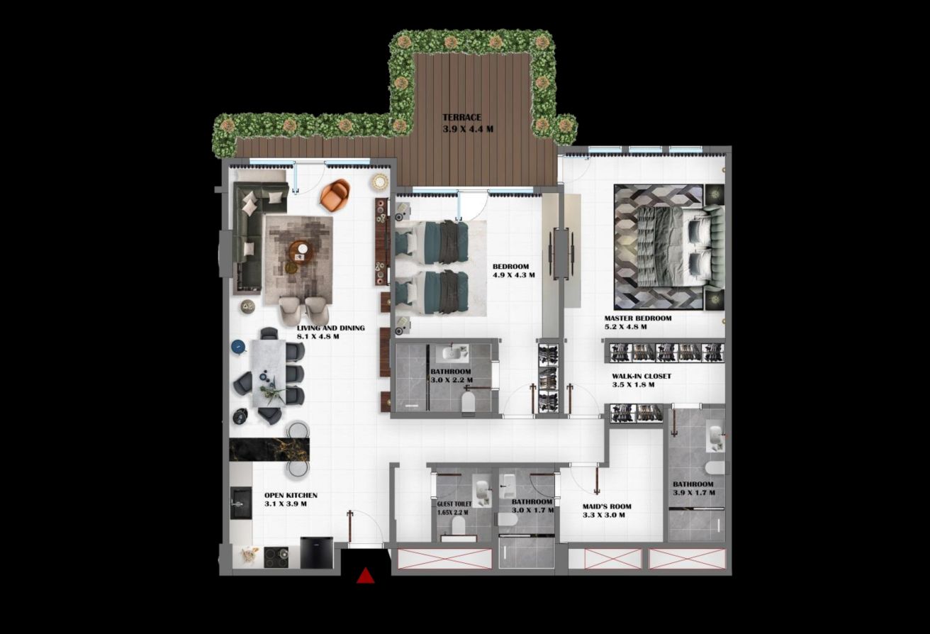 2BHK |Sea View | Lease to Own | QAR 18,000 / Month thumbnail 14