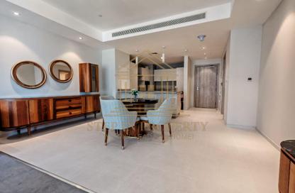 Apartment - 1 Bedroom - 1 Bathroom for rent in Lusail Marina Heights - Marina District - Lusail