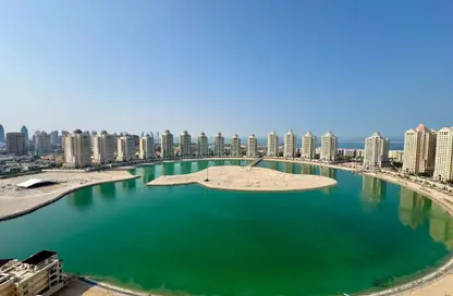 شقة - غرفة نوم - 2 حمامات للايجار في ابراج المتحدة - فيفا بحرية - جزيرة اللؤلؤة - الدوحة
