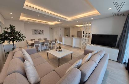 Apartment - 2 Bedrooms - 3 Bathrooms for rent in Seef Lusail Tower 1 - Seef Lusail - Lusail City - Lusail