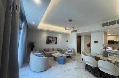 Apartment - 2 Bedrooms - 3 Bathrooms for rent in Lusail Marina Heights - Marina District - Lusail