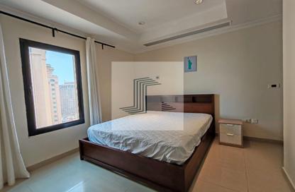 Apartment - 1 Bedroom - 2 Bathrooms for rent in Tower 14 - Porto Arabia - The Pearl Island - Doha