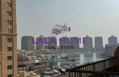 Apartment - 1 Bedroom - 2 Bathrooms for sale in Tower 14 - Porto Arabia - The Pearl Island - Doha