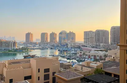 Apartment - 1 Bedroom - 2 Bathrooms for rent in East Porto Drive - Porto Arabia - The Pearl Island - Doha