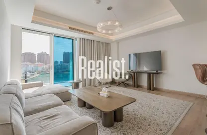 Apartment - 1 Bedroom - 2 Bathrooms for rent in Crystal Residence - Gewan Island - The Pearl Island - Doha