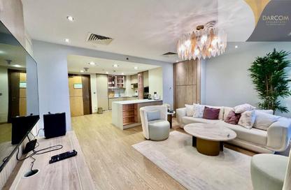 Apartment - 2 - 1 for rent in Lusail Marina Heights - Marina District - Lusail