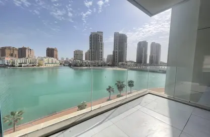 شقة - غرفة نوم - 2 حمامات للايجار في كريستال ريزيدنس - جزيرة جيوان - جزيرة اللؤلؤة - الدوحة