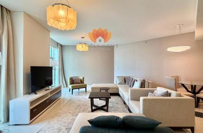Apartment - 1 Bedroom - 2 Bathrooms for rent in Lusail Marina Heights - Marina District - Lusail