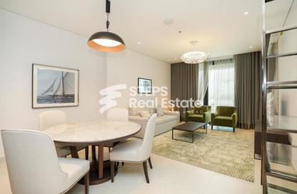 Apartment - 1 - 2 for rent in Lusail Residence - Marina District - Lusail