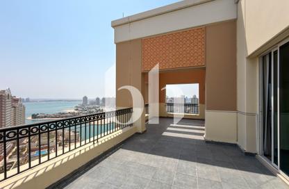 Apartment - 3 Bedrooms - 4 Bathrooms for rent in Viva East - Viva Bahriyah - The Pearl Island - Doha