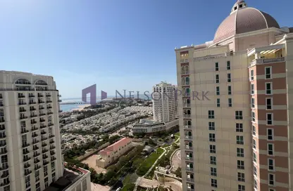 شقة - غرفة نوم - 2 حمامات للايجار في فيفا غرب - فيفا بحرية - جزيرة اللؤلؤة - الدوحة