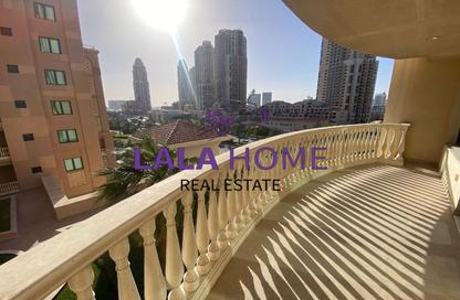 Apartment - 2 Bedrooms - 3 Bathrooms for rent in East Porto Drive - Porto Arabia - The Pearl Island - Doha