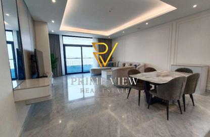 Apartment - 2 - 3 for rent in Lusail Marina Heights - Marina District - Lusail