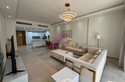 Apartment - 1 Bedroom - 2 Bathrooms for rent in Lusail Marina Heights - Marina District - Lusail Apartment - 1 Bedroom - 2 Bathrooms for rent in Lusail Marina Heights - Marina District - Lusail