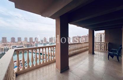 Apartment - 3 Bedrooms - 4 Bathrooms for rent in West Porto Drive - Porto Arabia - The Pearl Island - Doha Apartment - 3 Bedrooms - 4 Bathrooms for rent in West Porto Drive - Porto Arabia - The Pearl Island - Doha