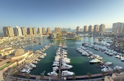Apartment - 2 Bedrooms - 3 Bathrooms for rent in East Porto Drive - Porto Arabia - The Pearl Island - Doha