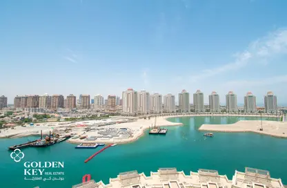 Apartment - 3 Bedrooms - 4 Bathrooms for rent in Viva West - Viva Bahriyah - The Pearl Island - Doha