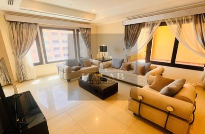 Apartment - 1 Bedroom - 2 Bathrooms for rent in Tower 11 - Porto Arabia - The Pearl Island - Doha