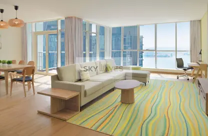 Hotel Apartments - 3 Bedrooms - 4 Bathrooms for rent in West Bay Tower - West Bay - West Bay - Doha