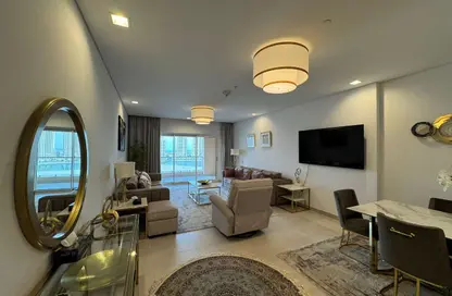 شقة - غرفة نوم - 2 حمامات للايجار في فيفا غرب - فيفا بحرية - جزيرة اللؤلؤة - الدوحة