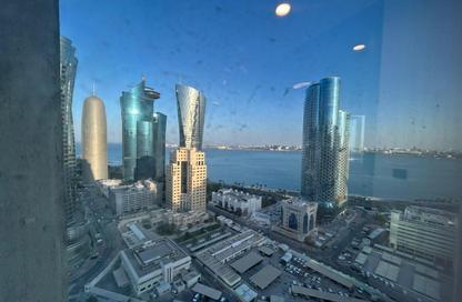 Office Space - Studio - 3 Bathrooms for rent in West Bay Tower - West Bay - West Bay - Doha