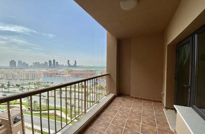 Apartment - 1 Bedroom - 2 Bathrooms for rent in La Croisette - Porto Arabia - The Pearl Island - Doha