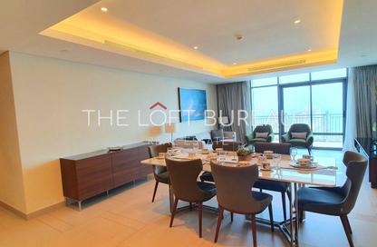 Apartment - 2 Bedrooms - 3 Bathrooms for rent in Abraj Bay - Abraj Quartiers - The Pearl Island - Doha