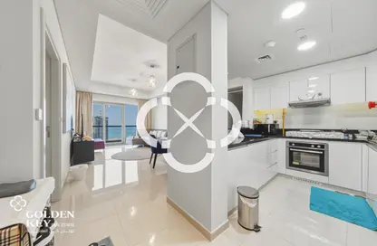 شقة - غرفة نوم - 2 حمامات للايجار في برج داماك ووترفرونت - القسم السكني - الواجهة المائية - الوسيل