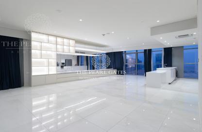Apartment - 1 Bedroom - 2 Bathrooms for rent in Seef Lusail Tower 1 - Seef Lusail - Lusail City - Lusail