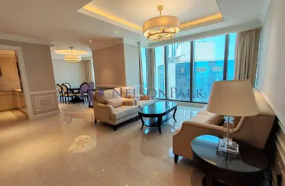 شقة - 2 غرف نوم - 3 حمامات للايجار في برج وست باي - الخليج الجنوبي - الخليج الغربي - الدوحة