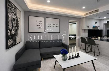 Apartment - 1 Bedroom - 2 Bathrooms for rent in Rivan Building - Al Erkyah City - Lusail