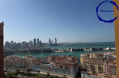 شقة - غرفة نوم - 2 حمامات للايجار في طريق بورتو الغربي - بورتو أرابيا - جزيرة اللؤلؤة - الدوحة